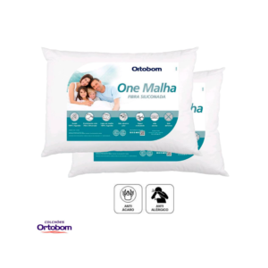 Travesseiro Ortobom Percal/One Malha 50x70