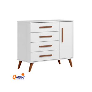 Cômoda Sapateira Qmovi Encanto Retrô