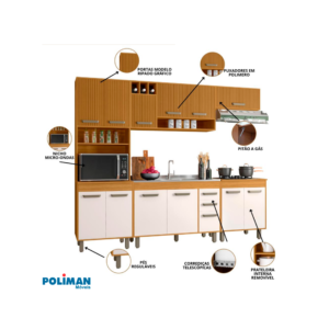 Cozinha Compacta Malta Poliman