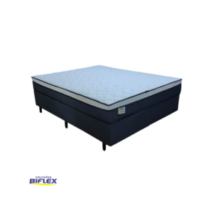 Colchão + Cama Box Biflex Casal Lisboa