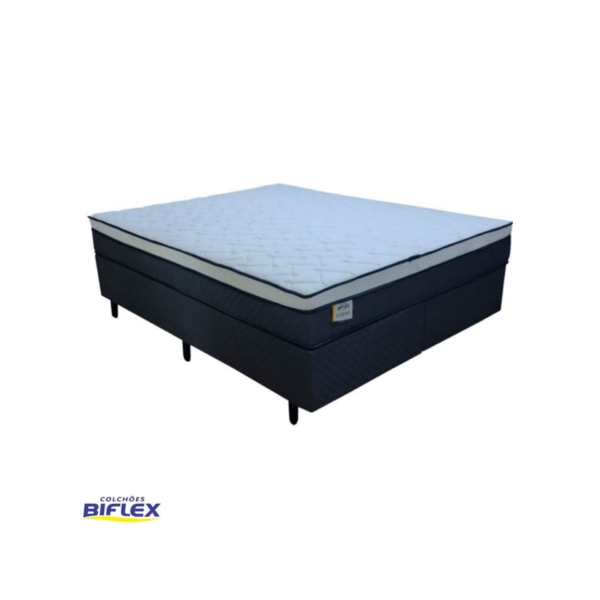 Colchão + Cama Box Biflex Casal Lisboa