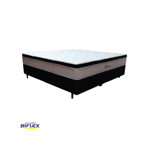 Colchão + Base Box Biflex Casal Bari