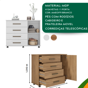 CÔMODA FLORA
