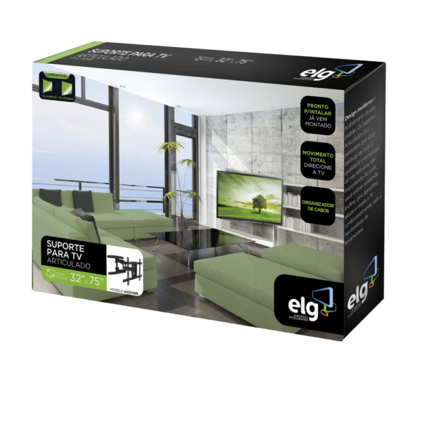 Suporte articulado ELG A02V6N 32" a 75" Vesa 600 GO - 25528 - Image 3