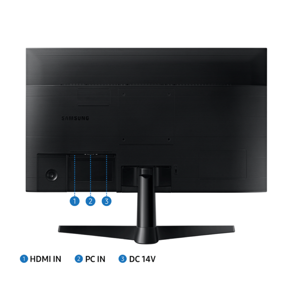 Monitor Gamer Samsung 24" FHD, 75Hz, HDMI, VGA, Freesync, F24T350FHL Preto GO - 266118 - Image 9