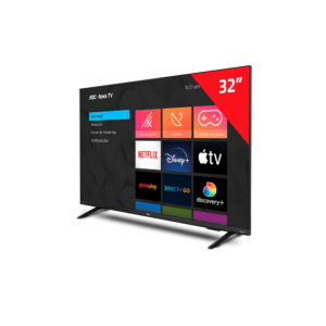 Smart TV AOC 32", LED, HD, Roku, 32S5135/7 Preta GO - 67321