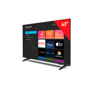 Smart TV AOC 43" Full HD 43S5135/78G ROKU, HDMI, USB, Conexão Wi-Fi, Conversor Digital Preta GO - 67322