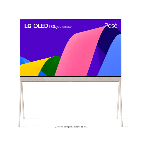 Smart TV LG 55" 4K 55LX1Q OLED Evo Objet Collection Posé, Design 360, 55LX1QPSA.AWZ Bege GO - 67329 - Image 8