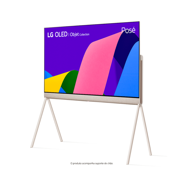 Smart TV LG 55" 4K 55LX1Q OLED Evo Objet Collection Posé, Design 360, 55LX1QPSA.AWZ Bege GO - 67329 - Image 7