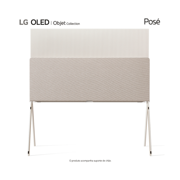 Smart TV LG 55" 4K 55LX1Q OLED Evo Objet Collection Posé, Design 360, 55LX1QPSA.AWZ Bege GO - 67329 - Image 5