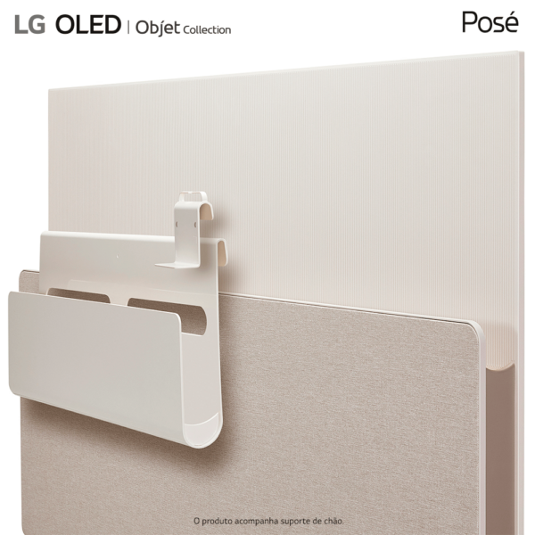 Smart TV LG 55" 4K 55LX1Q OLED Evo Objet Collection Posé, Design 360, 55LX1QPSA.AWZ Bege GO - 67329 - Image 2