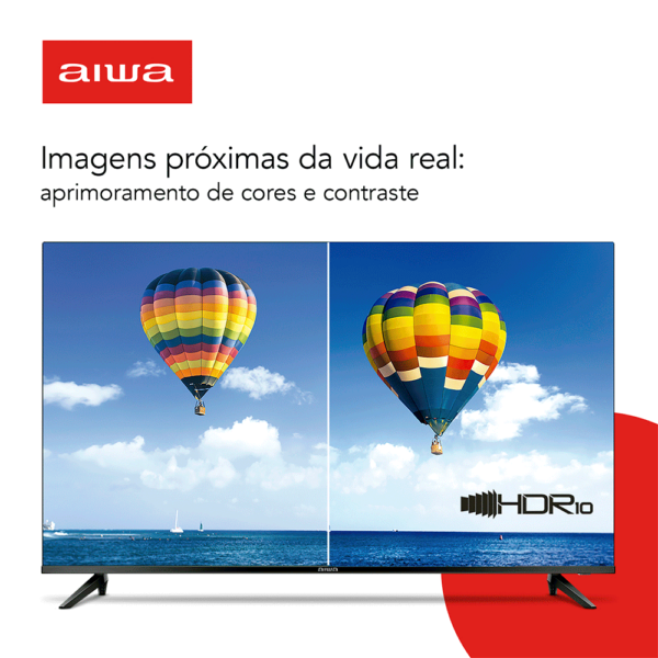 Smart TV Aiwa 32", Android, HD, Borda Ultrafina, AWS-TV-32-BL-02-A Preto GO - 67504 - Image 10