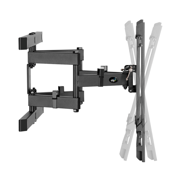 Suporte ELG Multiarticulado de Parede para TVs Planas e Curvas, Preto Suporta de 50" a 90" GO - 283210 - Image 3