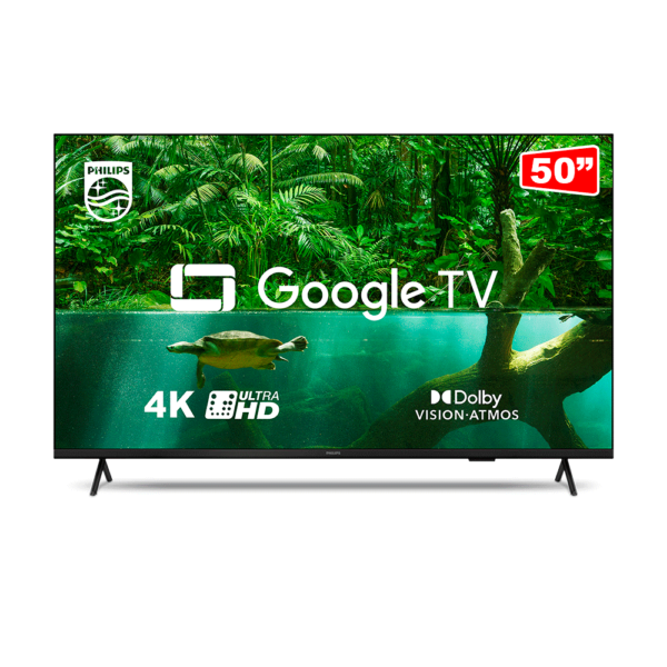 Smart TV Philips 50" DLED 4K UHD 50PUG7408, Google TV Preto GO - 67541 - Image 11