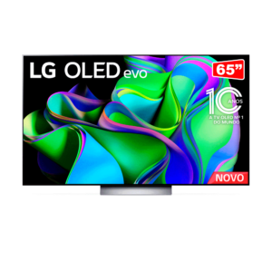 Smart TV 65" 4K UHD LG OLED65C3PSA Evo, G-Sync, FreeSync, ThinQ AI Titanium Gray GO - 67552