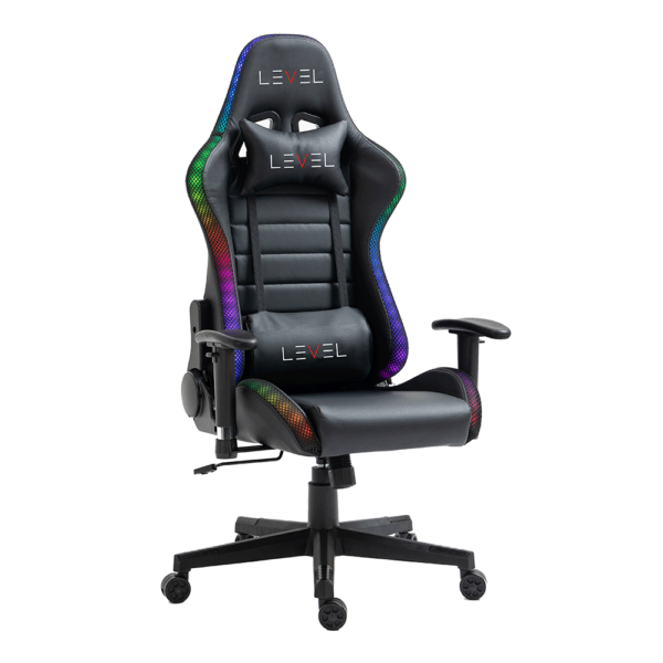 Cadeira Gamer Level com Iluminação RGB LV-C06BN-RGB Preto GO - 15028 - Image 6