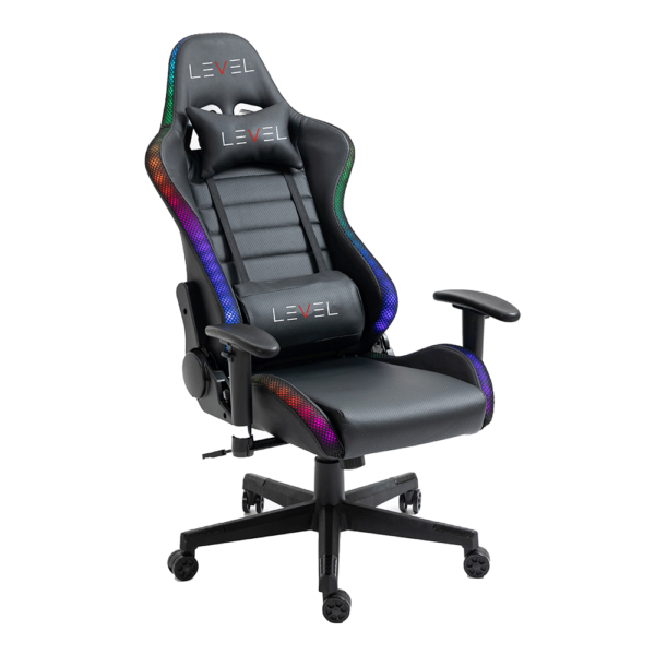 Cadeira Gamer Level com Iluminação RGB LV-C06BN-RGB Preto GO - 15028 - Image 2