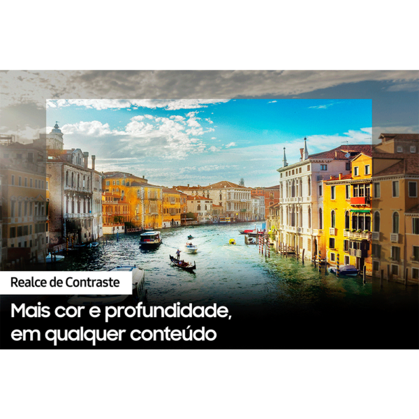Samsung Smart TV 43" UHD 4K 43CU7700, Processador Crystal 4K, Gaming Hub Preto GO - 67533 - Image 4