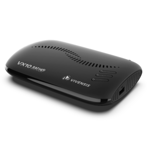 Receptor de TV Digital Vivensis, Full HD Smart via Satélite VX10, Preto Bivolt GO - 257041