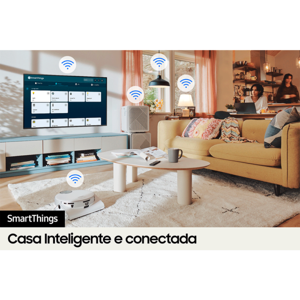 Samsung Smart TV 98" QLED Super Big 4K 98Q80C, SuperSlim Design, Modo Game Dark Titan GO - 67563 - Image 4