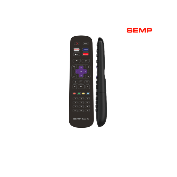 Smart TV LED 55" 4K UHD SEMP 55RK8600, Roku TV com Wi-Fi Dual Dand Preto GO - 67564 - Image 2