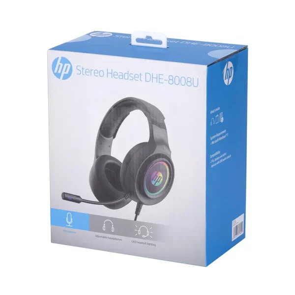 Headset HP USB 7.1 Gamer, DHE-8008U GO - 285016 - Image 3