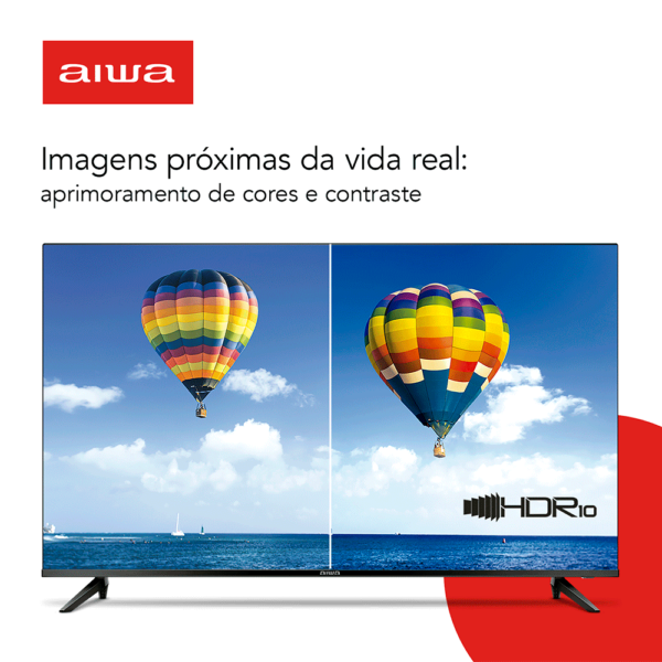 Smart TV Aiwa 43", Android, Full HD, Borda Ultrafina, Dolby Áudio, AWS-TV-43-BL-02-A Preto GO - 67505 - Image 10