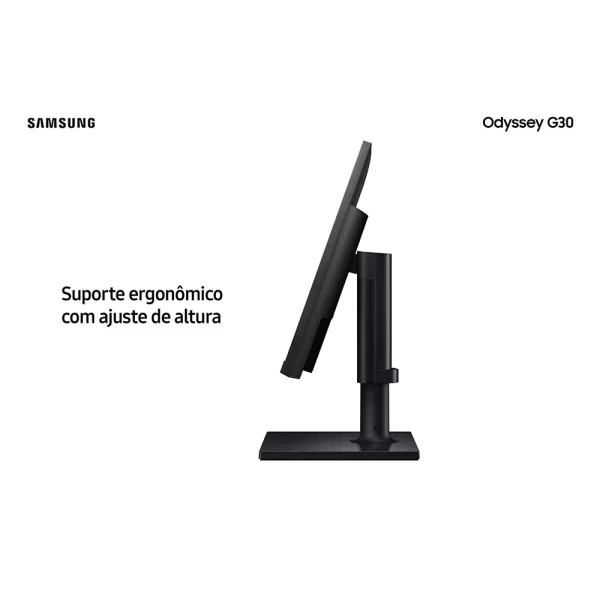 Monitor Gamer Samsung Odyssey G3 24" FHD, 144Hz, HDMI, Freesync, LS24BG300ELMZD Preta GO - 266174 - Image 5