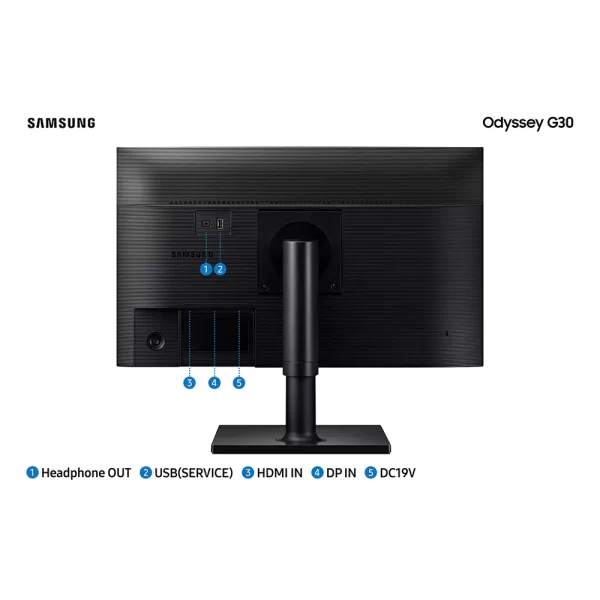 Monitor Gamer Samsung Odyssey G3 24" FHD, 144Hz, HDMI, Freesync, LS24BG300ELMZD Preta GO - 266174 - Image 4