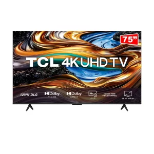 Smart TV LED 75" TCL P755 4K UHD HDR DOLBY VISION, Wifi dual band Preto GO - 67577
