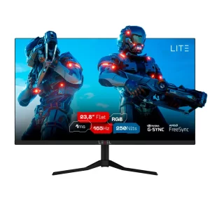 Monitor Gamer Level Lite 23.8' ELED, FHD, 180Hz, 1ms, IPS, Freesync e G-sync - L2411SU Preto GO - 266163