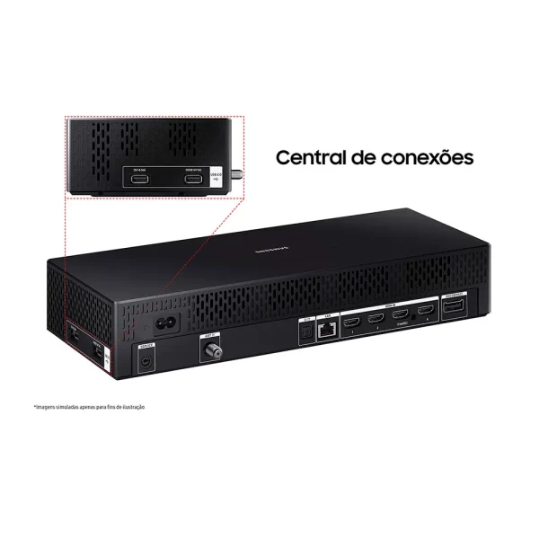 Samsung Smart TV 65 " QLED 4K The Frame 65LS03D, Dolby Atmos, Controle SolarCell Preto GO - 67593 - Image 6