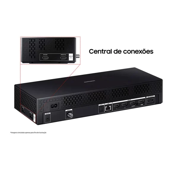 Samsung Smart TV 55" QLED 4K The Frame 55LS03D, Tela Matte antirreflexo, Molduras customizáveis Preto GO - 67594 - Image 9