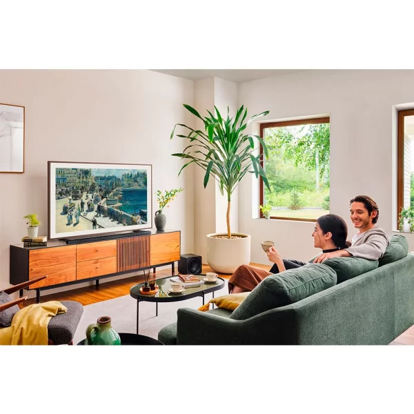 Samsung Smart TV 55" QLED 4K The Frame 55LS03D, Tela Matte antirreflexo, Molduras customizáveis Preto GO - 67594 - Image 2