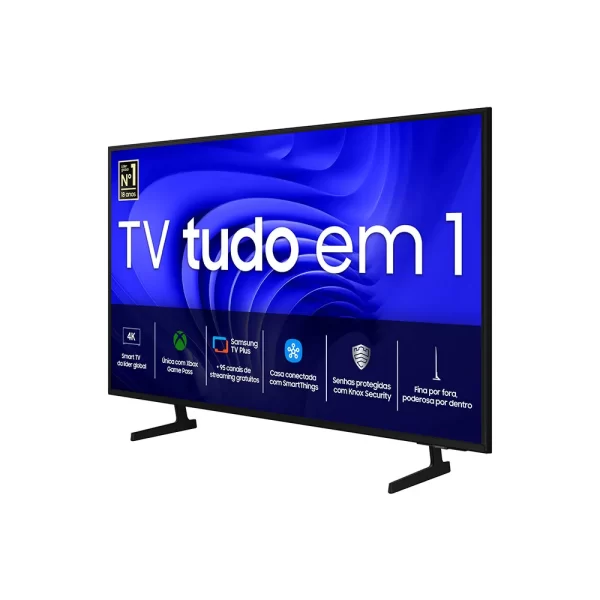 Samsung Smart TV 50" UHD 4K 50DU7700, Processador Crystal 4K, Gaming Hub, AI Energy Mode, Alexa built in Preto GO - 67587 - Image 3
