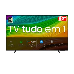 Samsung Smart TV 65" QLED 4K 65Q60D, 60hz, Processador Quantum Lite 4K, Design AirSlim, Alexa built in, QN65Q60DAGXZD Preto GO - 67571