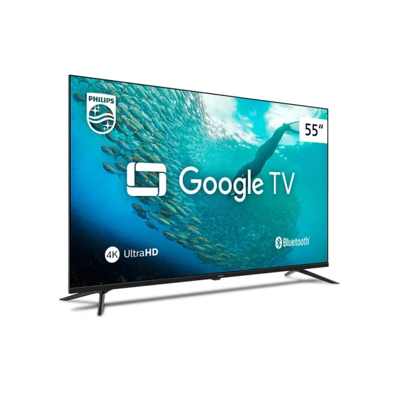 Smart TV Philips 55" LED 4K UHD 55PUG7019, Google TV, Wi-Fi Integrado, Bluetooth Preto GO - 67606 - Image 9
