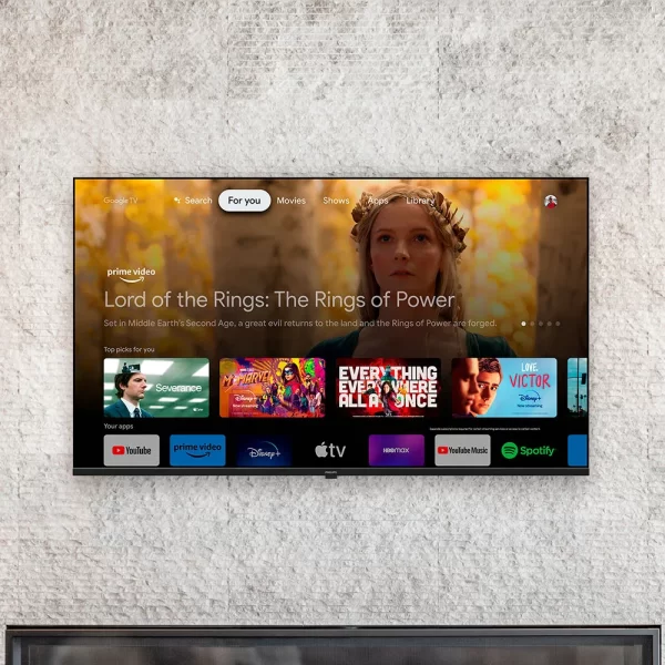 Smart TV Philips 55" LED 4K UHD 55PUG7019, Google TV, Wi-Fi Integrado, Bluetooth Preto GO - 67606 - Image 5