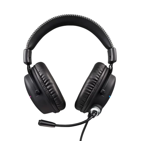 Headset Gamer Nitro NHW200, Microfone omnidirecional, RGB Preto GO - 285076 - Image 7