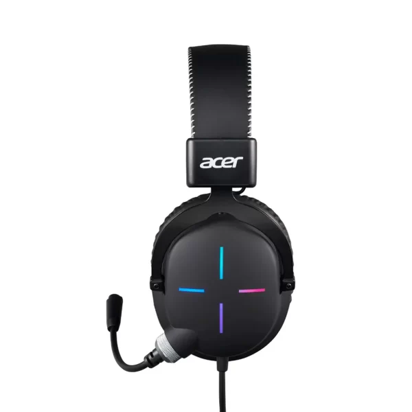 Headset Gamer Nitro NHW200, Microfone omnidirecional, RGB Preto GO - 285076 - Image 6