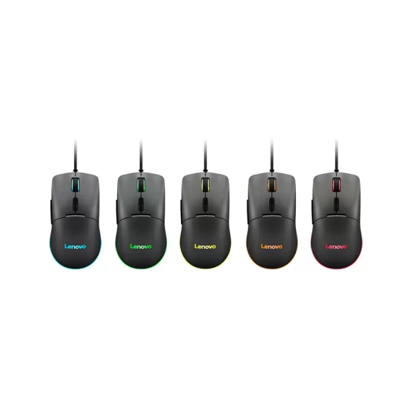 Mouse Gamer Lenovo M210, até 8000 DPI (5 níveis de controle), Iluminação RGB - GY51M74265 Preto GO - 582909 - Image 3