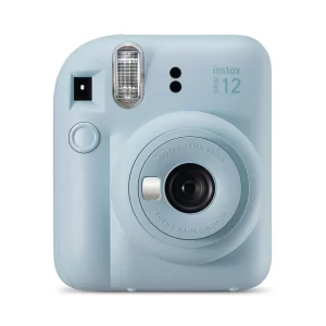 Kit Câmera Instax Mini 12 com pack 10 fotos Spray Art e Bolsa Azul GO - 227243