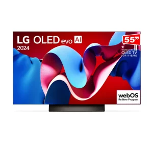 Smart TV 55" 4K LG OLED55C4PSA Evo, 120Hz, G-Sync, FreeSync, ThinQ AI, Alexa, Google, Design Ultra Slim Dolby Preta GO - 67619