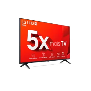 Smart TV 4K 43" LG UHD 43UT8000, Otimizador de Jogos webOS 24 Rocky Black GO - 67615