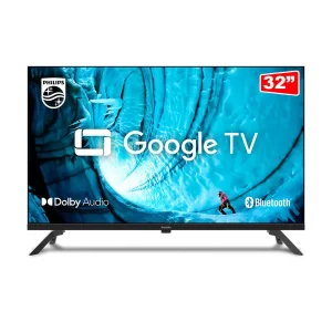 Smart TV Philips 32" LED HD 32PHG6909, Google TV, Sem Bordas Preta GO - 67613