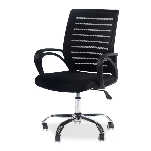 Cadeira De Escritorio ELG, Modelo OCH02 Rise, Giratória, Com Ajuste GO - 15072