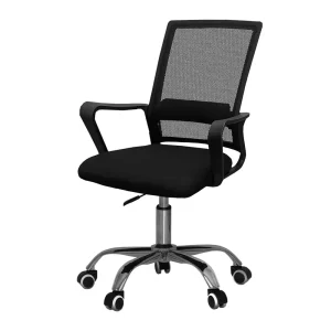 Cadeira Office Giratória ELG Preta, Wish Comfort, com ajuste, OCH01 GO - 15071