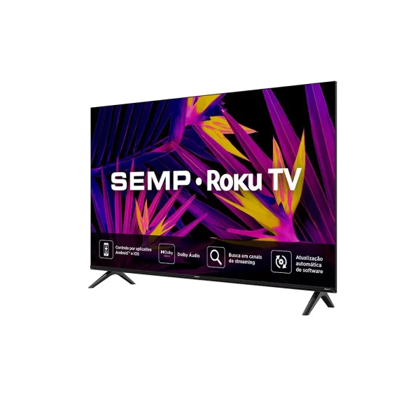 Smart TV LED 32" Semp Roku R6610 HD Wifi dual band Preto GO - 67575 - Image 3