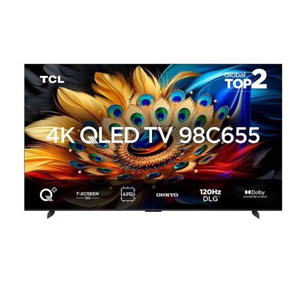 Smart TV QLED 98" TCL C655 4K UHD HDR 10+ DOLBY VISION Preta GO - 67623 - Image 5