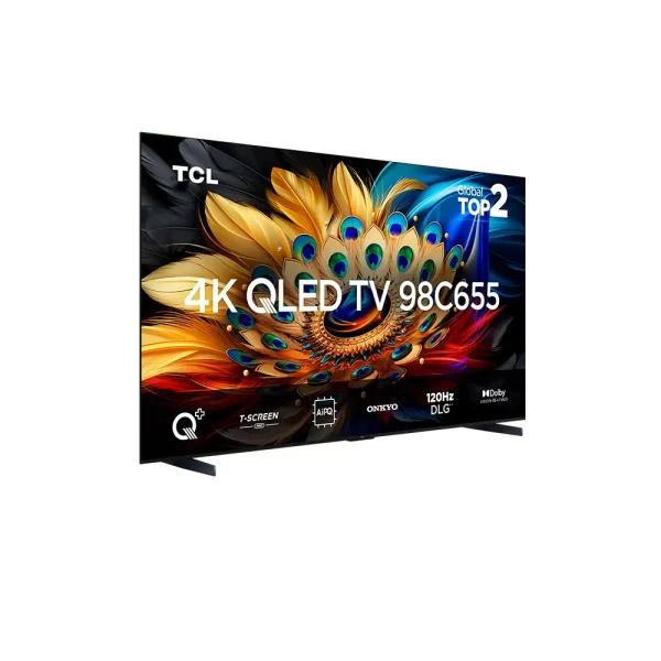 Smart TV QLED 98" TCL C655 4K UHD HDR 10+ DOLBY VISION Preta GO - 67623 - Image 3